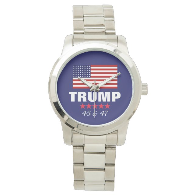 DONALD TRUMP BEST PRESIDENT EVER UNISEX WATCH (Front)