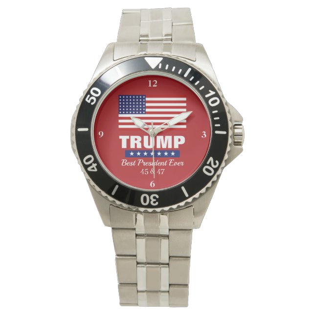 DONALD TRUMP BEST PRESIDENT EVER WATCH (Front)