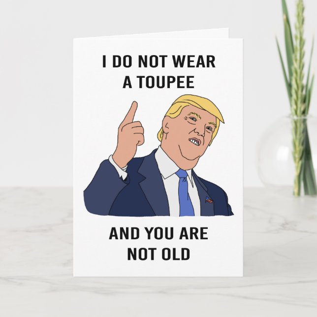 Donald Trump Birthday Card (Front)
