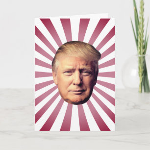 DONALD TRUMP BIRTHDAY CARD