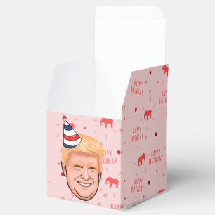 DONALD TRUMP BIRTHDAY FAVOUR BOX