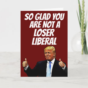 DONALD TRUMP BIRTHDAY FUNNY GREETING CARD