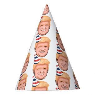 DONALD TRUMP BIRTHDAY PARTY HAT