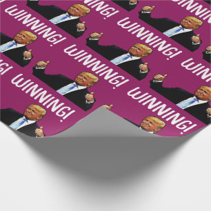 DONALD TRUMP BIRTHDAY WINNING! WRAPPING PAPER