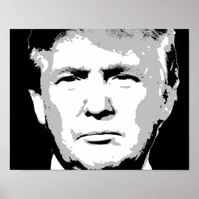 DONALD TRUMP BLOCK DESIGN POSTER (Front)