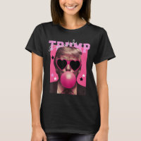 Donald Trump Blowing Bubble Gum Pink Sungles Trump