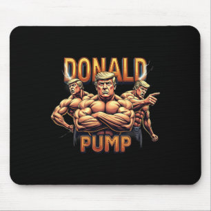 Donald Trump Bodybuilding Funny Gym Meme Humour  Mouse Pad