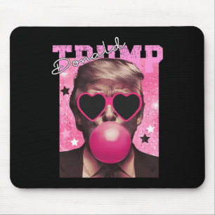 Donald Trump Bubble Gum Pink Sungles Mouse Pad