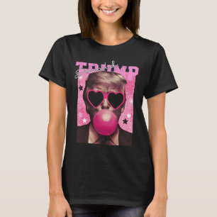 Donald Trump Bubble Gum Pink Sungles  T-Shirt