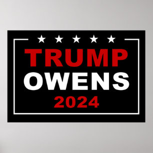 Donald Trump & Candace Owens 2024 USA Election Poster