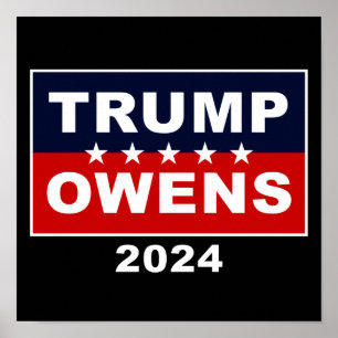 Donald Trump & Candace Owens 2024 USA Election Poster