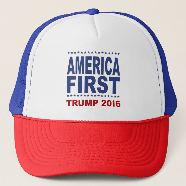Donald Trump cap - make America AMERICA again (Front)