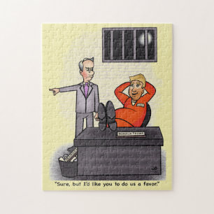 Donald Trump Cartoon Jigsaw Puzzle