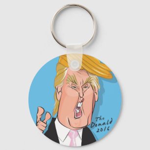 Donald Trump Cartoon keychain