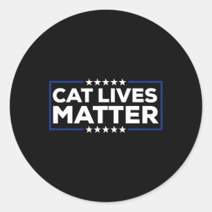 Donald Trump Cats Funny Political Meme 2024  Classic Round Sticker