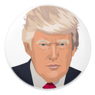 DONALD TRUMP CERAMIC KNOB