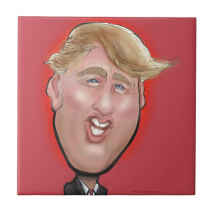 Donald Trump Ceramic Tile