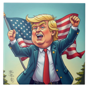 Donald Trump  Ceramic Tile