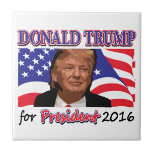 Donald Trump Ceramic Tile