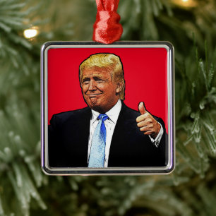 DONALD TRUMP CHRISTMAS 2024 Ornament