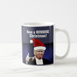 Donald Trump Christmas Coffee Mugs, WINNING Mug