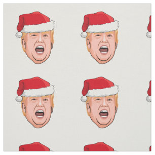 DONALD TRUMP Christmas Fabric