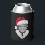 Donald Trump Christmas Funny Santa Hat Gift  Can Cooler<br><div class="desc">Donald Trump Christmas Funny Santa Hat Gift</div>