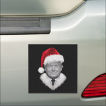 Donald Trump Christmas Funny Santa Hat Gift  Car Magnet<br><div class="desc">Donald Trump Christmas Funny Santa Hat Gift</div>