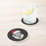 Donald Trump Christmas Funny Santa Hat Gift  Coaster<br><div class="desc">Donald Trump Christmas Funny Santa Hat Gift</div>