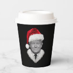 Donald Trump Christmas Funny Santa Hat Gift  Paper Cups<br><div class="desc">Donald Trump Christmas Funny Santa Hat Gift</div>