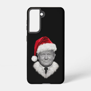 Donald Trump Christmas Funny Santa Hat Gift  Samsung Galaxy Case