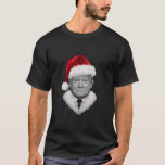 Donald Trump Christmas Funny Santa Hat Gift  T-Shirt<br><div class="desc">Donald Trump Christmas Funny Santa Hat Gift</div>