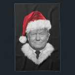Donald Trump Christmas Funny Santa Hat Gift  Tea Towel<br><div class="desc">Donald Trump Christmas Funny Santa Hat Gift</div>