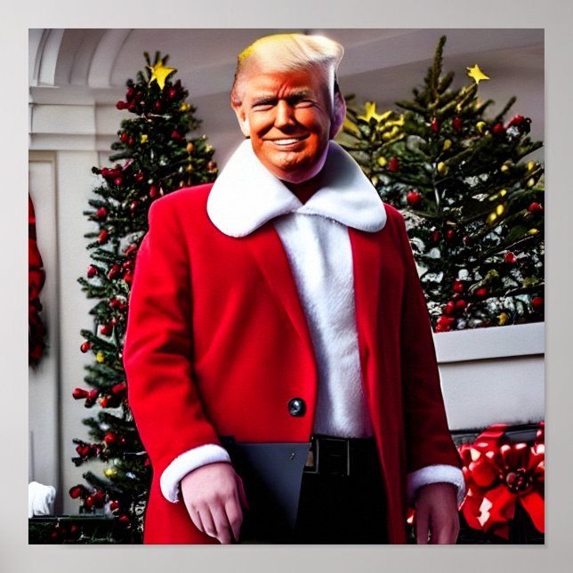Donald Trump Christmas Poster (Front)