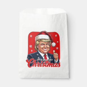 Donald Trump Christmas Santa Claus Art Favour Bag