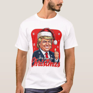 Donald Trump Christmas Santa Claus Art T-Shirt