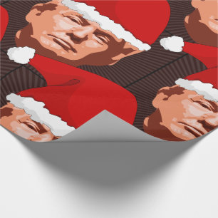 DONALD TRUMP CHRISTMAS SANTA Wrapping Paper