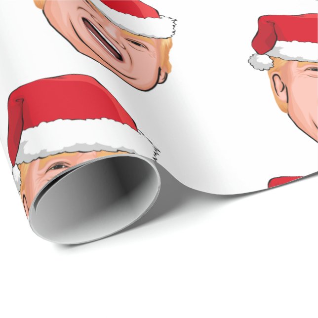 DONALD TRUMP Christmas Wrapping Paper (Roll Corner)