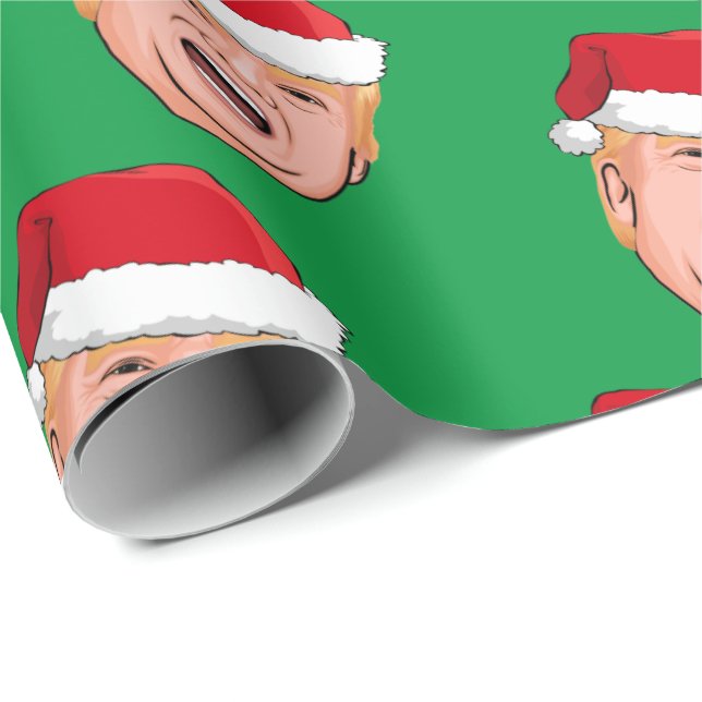 DONALD TRUMP Christmas Wrapping Paper (Roll Corner)