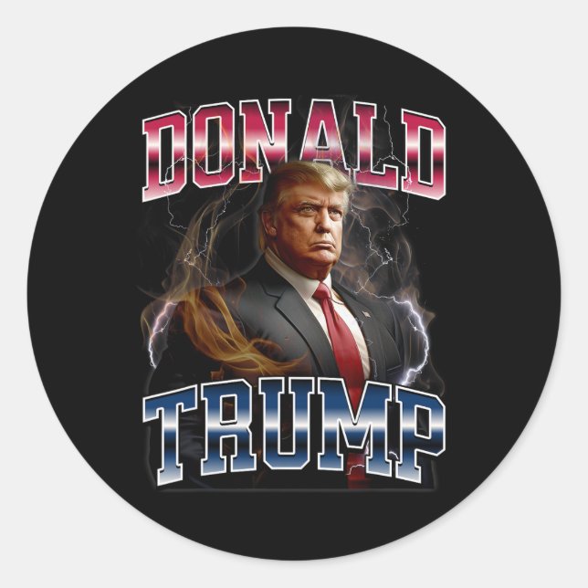 Donald Trump  Classic Round Sticker (Front)