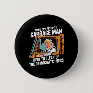 Donald Trump Cleanup Republican Trump Supporter 1 6 Cm Round Badge