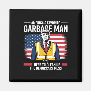 Donald Trump Cleanup Republican Trump Supporter 2 Magnet