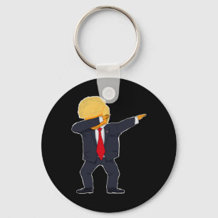 Donald Trump Dab  Key Ring