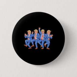 Donald Trump Dance 4th Of July Trump 2025 6 Cm Round Badge