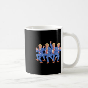 Donald Trump Dance 4th Of July Trump 2025  Coffee Mug
