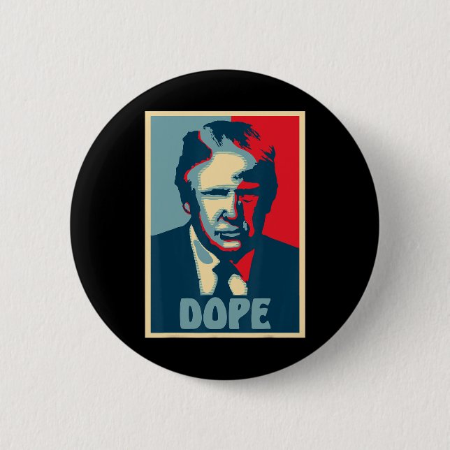 Donald Trump Drug Election Fun President Usa  6 Cm Round Badge (Front)
