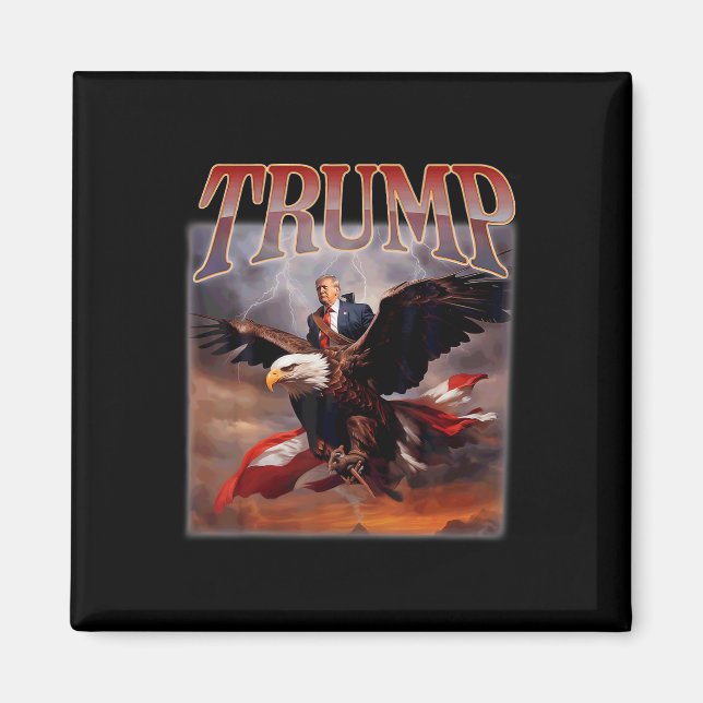 Donald Trump Eagle Usa President 2024 Take America Magnet (Front)