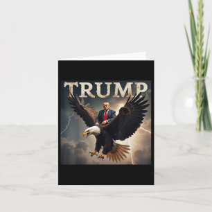 Donald Trump Eagle Usa President America Card