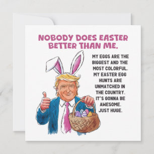 Donald Trump Easter  Holiday Card