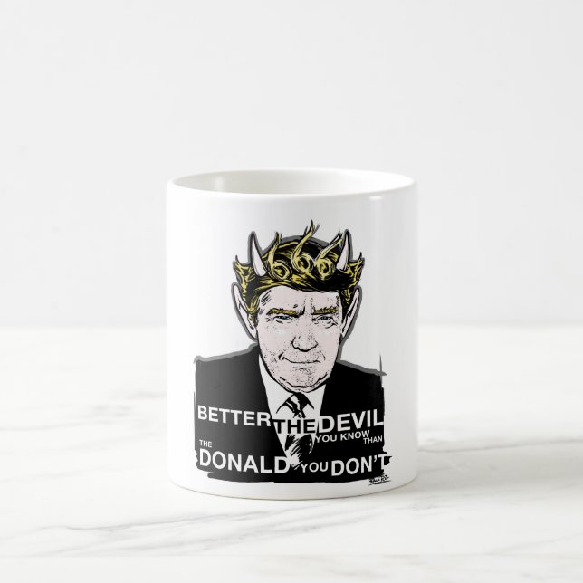 Donald Trump Election Devil Horn Mug (Center)